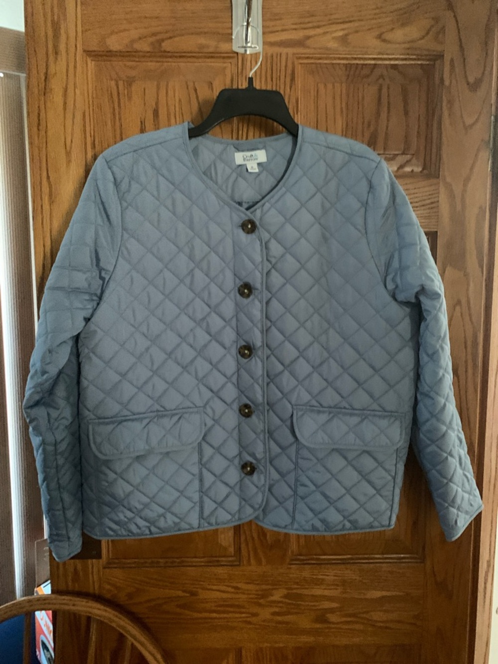 Croft & Barrow Light Blue Quilted Jacket
